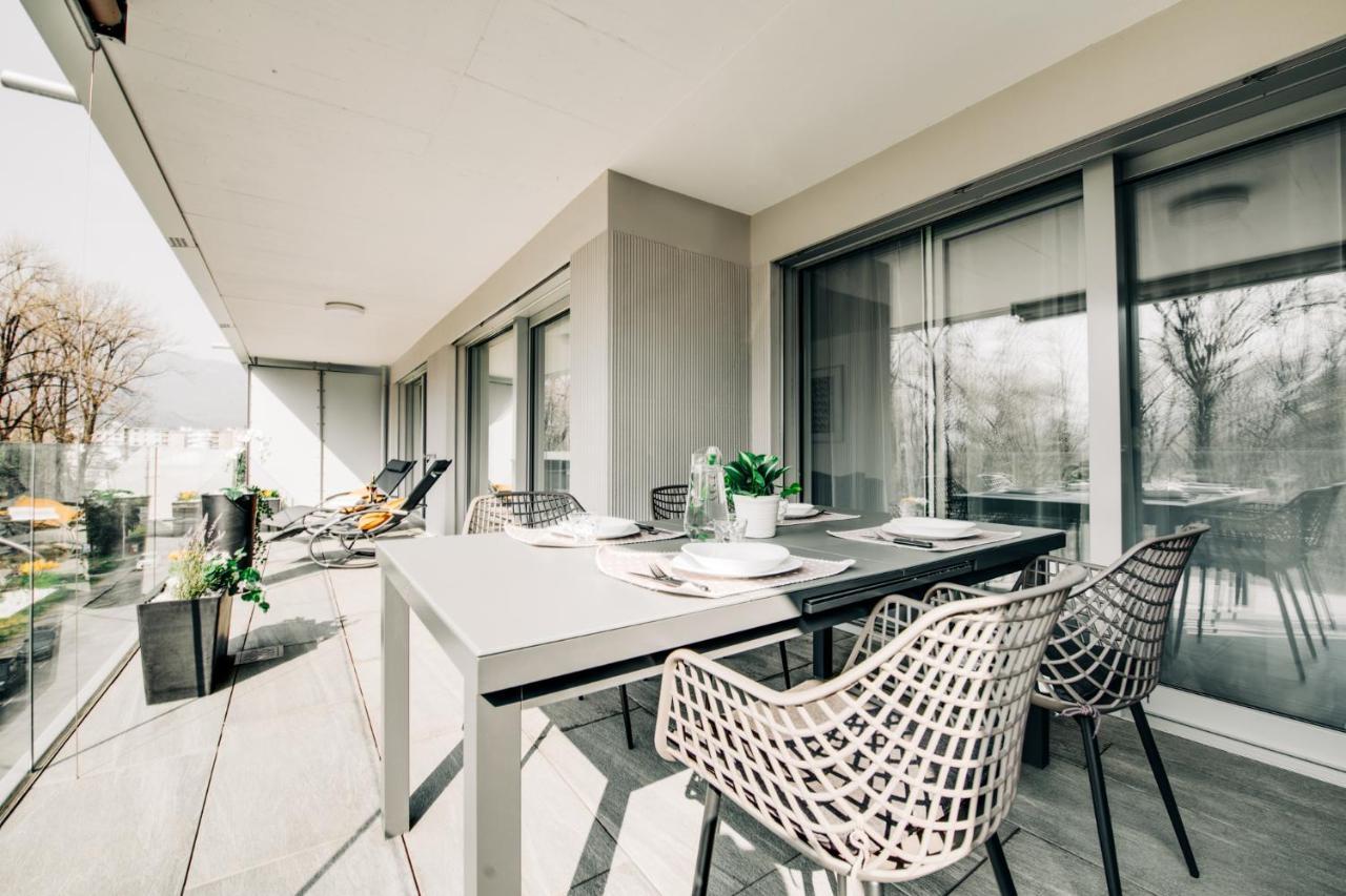 Appartamento [LOCARNO-LIDO] Esclusivo Gioiello a ☆☆☆☆☆ con Wifi e Netflix Esterno foto