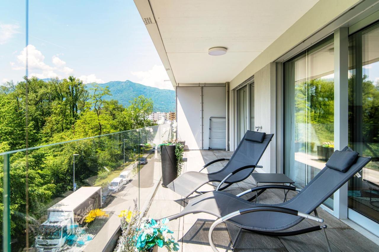 Appartamento [LOCARNO-LIDO] Esclusivo Gioiello a ☆☆☆☆☆ con Wifi e Netflix Esterno foto